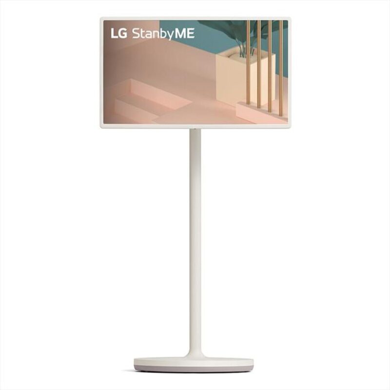 LG - Smart TV LED FHD 27" 27ART10AKPL-Bianco Panna