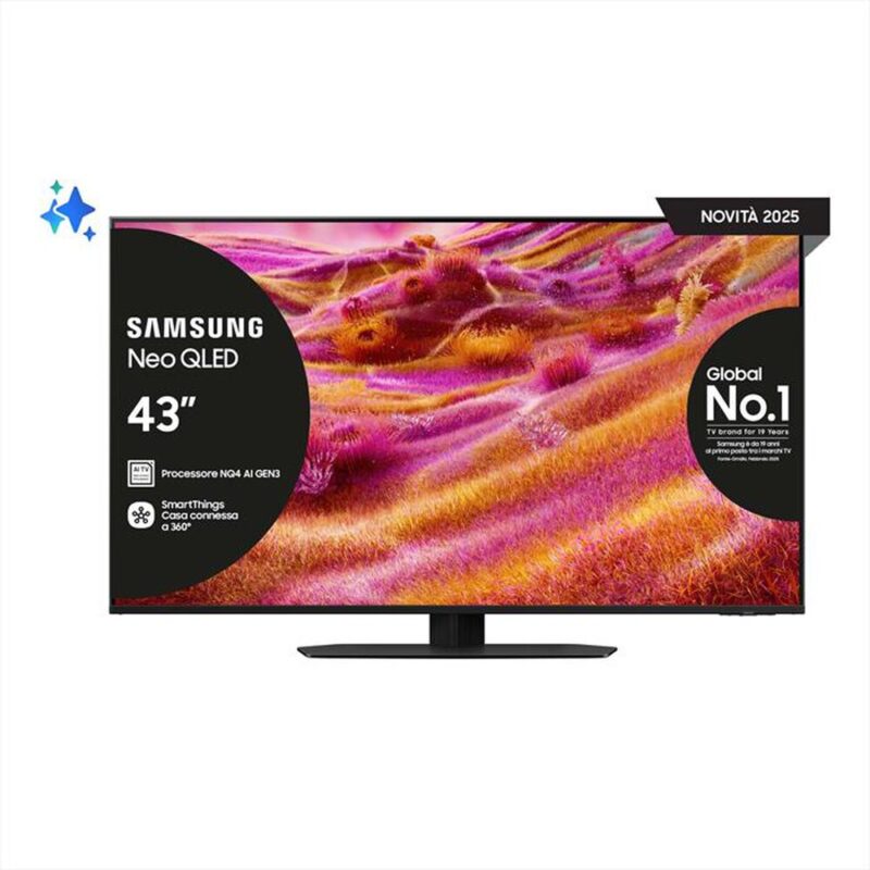 SAMSUNG - Smart TV MINI LED UHD 4K 43" QE43QN90FATXZT-Titan Black